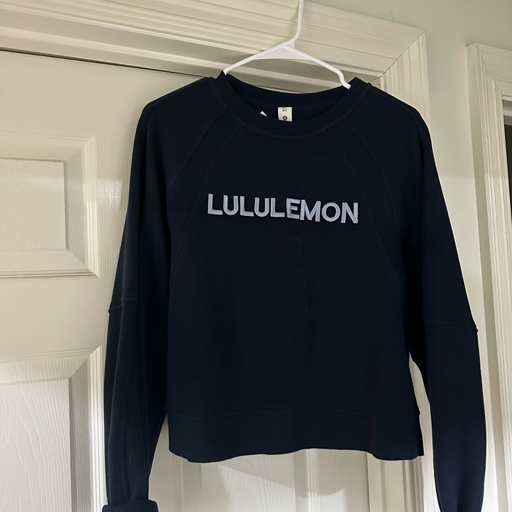 Lululemon Athletica Navy Crewneck Sweatshirt